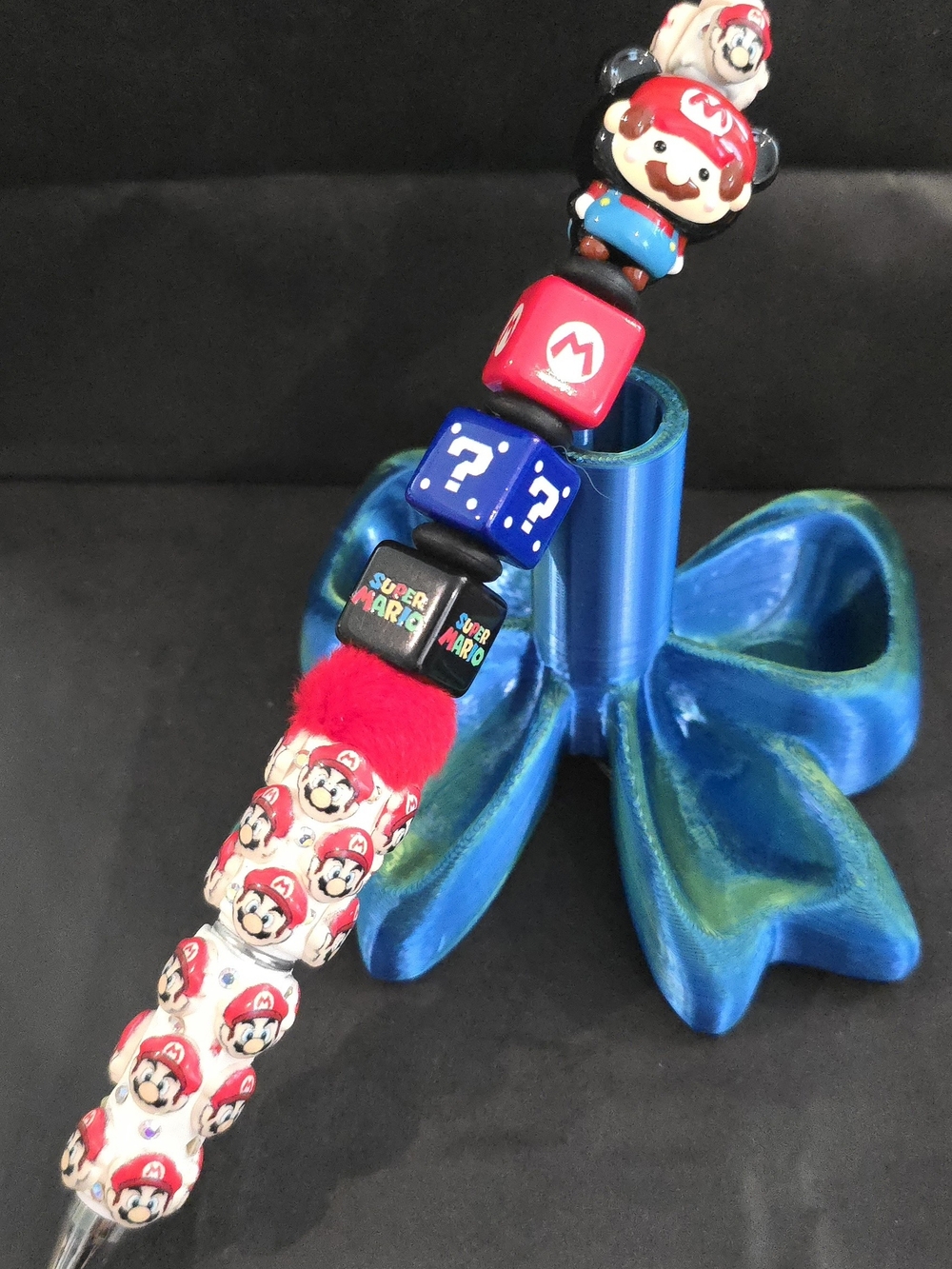 Super Mario Themed Beaded Pen
